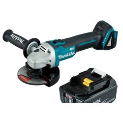 ESMERILHADEIRA MAKITA ANG 125MM A BATERIA DGA504 - Cores Vivas Home Center