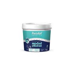Rejunte Epoxi Piscina Azul Cobalto 1kg Portokoll - Cores Vivas Home Center