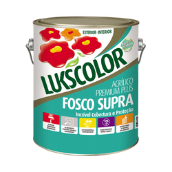 Tinta Acrílica Fosco Galão 3,6 Litros Lukscolor - Cores Vivas Home Center