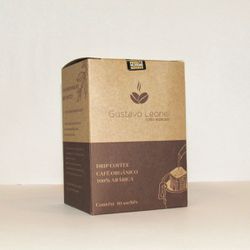 Caixa Drip Coffe c/ 10 unidades - GUSTAVO LEONEL CAFÉS ESPECIAIS 