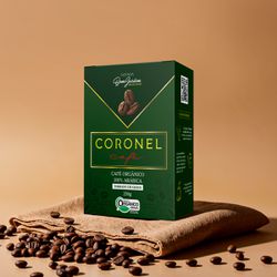 Coronel Café Orgânico Torrado em Grãos - 250g - GUSTAVO LEONEL CAFÉS ESPECIAIS 