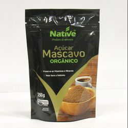 Açúcar Mascavo Orgânico Native 250g - GUSTAVO LEONEL CAFÉS ESPECIAIS 