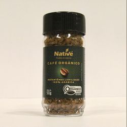 Café Orgânico Solúvel Liofilizado Native 50g - GUSTAVO LEONEL CAFÉS ESPECIAIS 