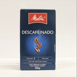 CAFÉ DESCAFEINADO MELITTA VÁCUO 250G - GUSTAVO LEONEL CAFÉS ESPECIAIS 