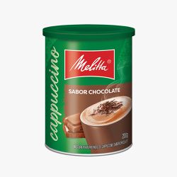 Cappuccino Chocolate Melitta 200g - GUSTAVO LEONEL CAFÉS ESPECIAIS 