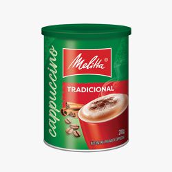 Cappuccino Tradicional Melitta 200g - GUSTAVO LEONEL CAFÉS ESPECIAIS 