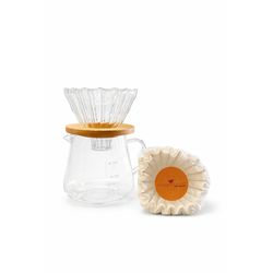 Kit Pour Over 600ml com filtro de papel tam 02 - GUSTAVO LEONEL CAFÉS ESPECIAIS 