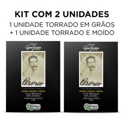 Osório - LOTE RESERVA ESPECIAL - Kit 2 Unidades sendo 1 unidade Torrado e Moído + 1 unidade Torrado em Grãos - 250g - GUSTAVO LEONEL CAFÉS ESPECIAIS 