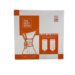 Filtro de Papel Dobravél Decanter Chemex The Best Brew - GUSTAVO LEONEL CAFÉS ESPECIAIS 