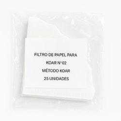 Filtro de Papel Koar Tam 02 - 25 UNIDADES - GUSTAVO LEONEL CAFÉS ESPECIAIS 