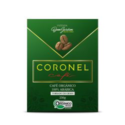 Coronel Café Orgânico Torrado em Grãos - 250g - GUSTAVO LEONEL CAFÉS ESPECIAIS 