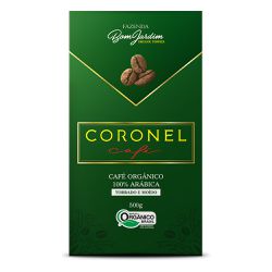 Coronel Café Orgânico Torrado e Moído - 500g - GUSTAVO LEONEL CAFÉS ESPECIAIS 