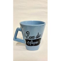 Caneca Cerâmica Personalizada Azul - GUSTAVO LEONEL CAFÉS ESPECIAIS 