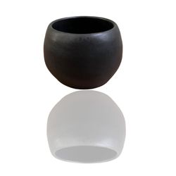 Copo De Cerâmica Preto Pequeno 70ml - GUSTAVO LEONEL CAFÉS ESPECIAIS 