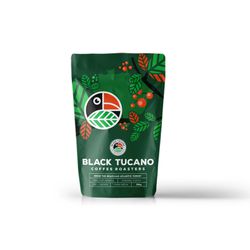 Café Black Tucano Organic Coffee Torrado em Grãos 250g - GUSTAVO LEONEL CAFÉS ESPECIAIS 