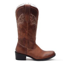 Bota Feminina Texana American Texas Café - 84 - Country Shop Botas Texanas