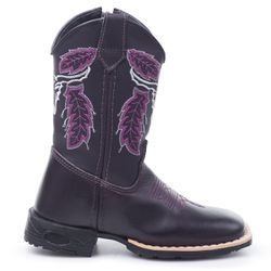 Bota Infantil Texana Cara de Boi Rosa - 002 - Country Shop Botas Texanas