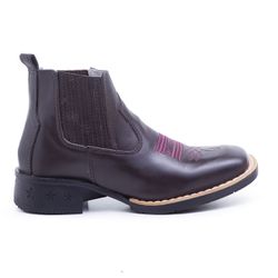 Botina Feminina Texana Café - 49 - Country Shop Botas Texanas