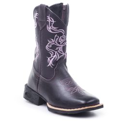 Bota Infantil Texana Floral - 005 - Country Shop Botas Texanas