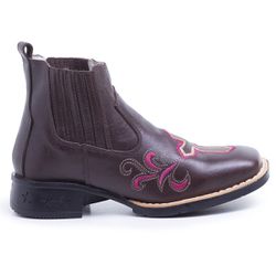 Botina Feminina Texana Cruzeta - 48 - Country Shop Botas Texanas