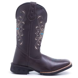 Bota Feminina Texana Cruz Azul - 28 - Country Shop Botas Texanas