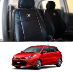 Jogo de Capas de Proteção Para Yaris 5 Lugares (Pa... - Couro Nobre