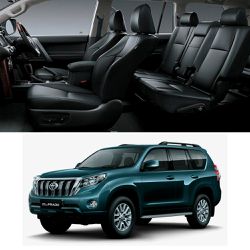 Revestimento Banco de Couro Toyota Prado 5 Lugares - Couro Nobre