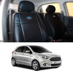 Jogo de Capas de Proteção Para Ford Ka 5 Lugares (... - Couro Nobre