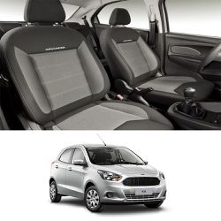 Revestimento Banco de Couro Ford-Ka - Couro Nobre