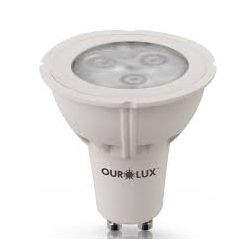 LAMPADA SUPERLED DICROICA GU10 3,5W BIVOLT OUROLUX - Couto Materiais 