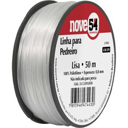 LINHA DE PEDREIRO LISA NYLON 50MT 954 - Couto Materiais 