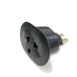 ADAPTADOR UNIVERSAL 2P 10A/250V T 3 PINO - ILUMI - Couto Materiais 