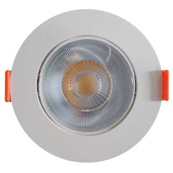 LUMINARIA LED ECOSPOT MR16 REDONDA 5W 3000K ELGIN - Couto Materiais 