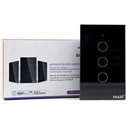 INTERRUPTOR VIDRO 3 BOTOES PT WIFI+BTE+ RF:INTERR.... - Couto Materiais 