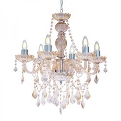 LUSTRE NICE 6 CHAMPAGNE STARTEC - Couto Materiais 