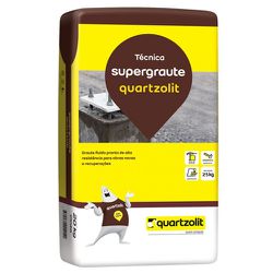 SUPERGRAUTE (GRAUTE ESTRUTURAL) 25KG QUARTZOLIT - Couto Materiais 