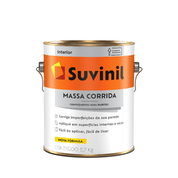 Massa Corrida Suvinil Interna Galão 3,6L - CREL TINTAS