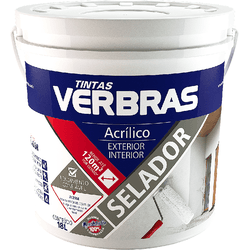 Selador Acrílico Verbras Externo-Interno Balde 18L - CREL TINTAS