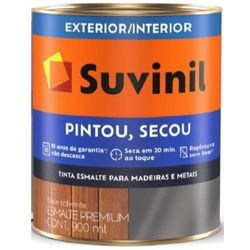 Esmalte Base Solvente Suvinil Pintou Secou Litro 0... - CREL TINTAS