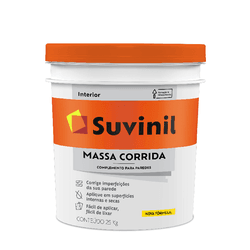 Massa Corrida Suvinil Interna Balde 25kg - CREL TINTAS