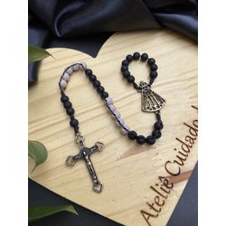 Rosário Mesclado - Ouro Velho - 98789 - Cuidado de Maria