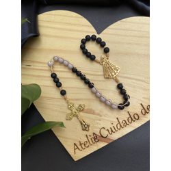 Rosário Mesclado - Dourado - 78764 - Cuidado de Maria