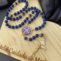Terço de São Bento - Resinado - 34222 - Cuidado de Maria