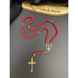 Terço Nossa Senhora - Coração - 0007 - Cuidado de Maria