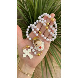 Terço Infantil - Sagrado Coração de Maria - 10384... - Cuidado de Maria