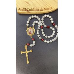 Terço Sagrado Coração de Maria - 192837 - Cuidado de Maria
