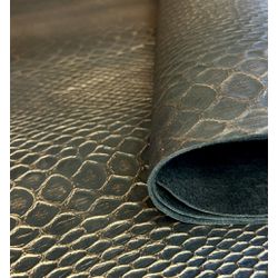 Placa Anaconda Bronze- 60x50 CM - Curtume Toinzinho