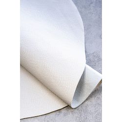 Placa Redonda 80x80cm - Snake Off-White - Esp. 14/... - Curtume Toinzinho