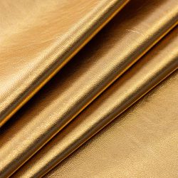 Couro Soft Metalizado ESP.10/12 COR Ouro - Curtume Toinzinho