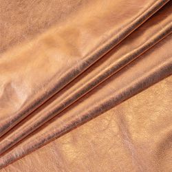 Couro Soft Metalizado ESP.10/12 COR Salmão - Curtume Toinzinho